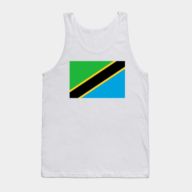 Flag of Tanzania Tank Top by COUNTRY FLAGS